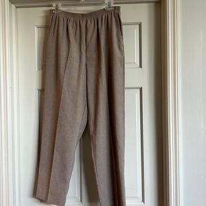 Alfred Dunner elastic waist pants with pockets size 10P